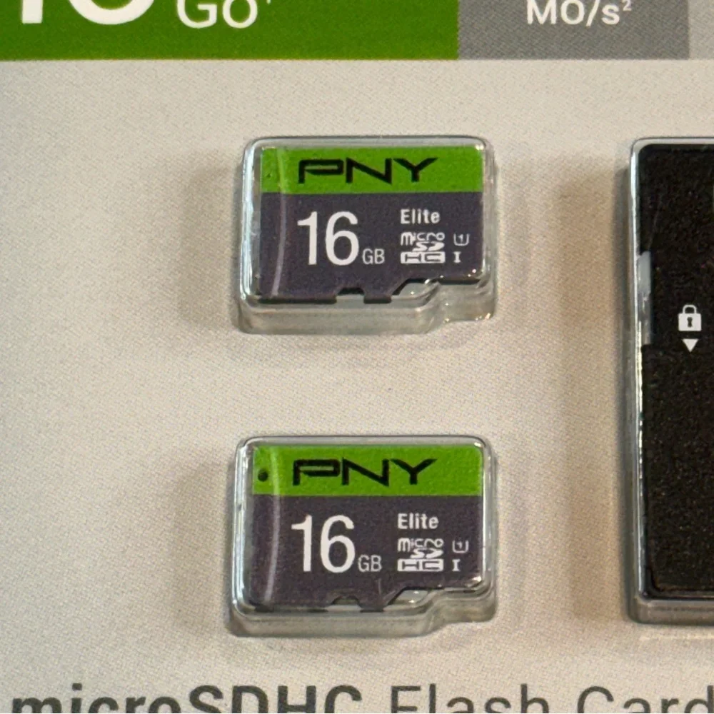 🆕 PNY Elite 16GB microSDHC Flash Card Set w/ Adapter 🌟 High Speed 85MB/s UHS-I